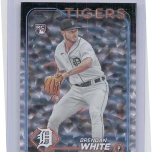 2024 Topps Brendan White Silver Crackle Foil #8 Tigers