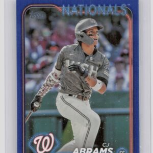 2024 Topps CJ Abrams Royal Blue #37 Nationals