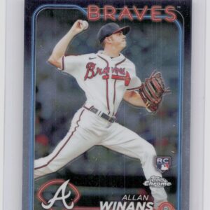2024 Topps Chrome Allan Winans RC #249 Braves