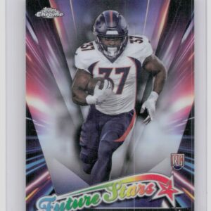 2024 Topps Chrome Audric Estime RC FS-24 Broncos Future Stars
