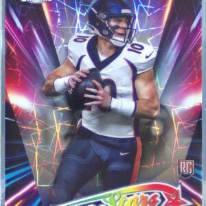 2024 Topps Chrome Bo Nix RC #FS-4 Broncos Future Stars Lazer Refractor