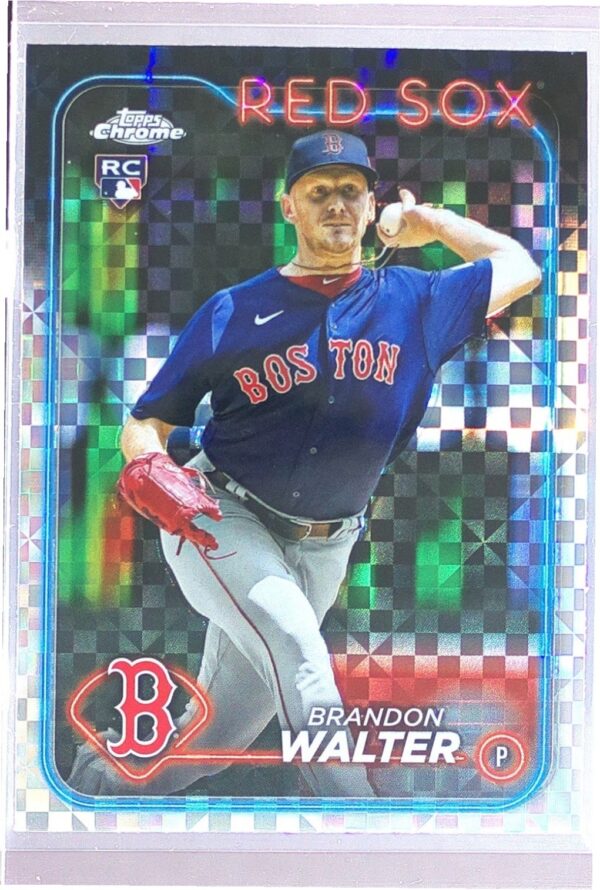 2024 Topps Chrome Brandon Walter X Fractors RC #254 Sox