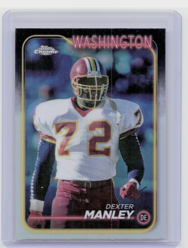 2024 Topps Chrome Dexter Manley Refractor #199 Redskins