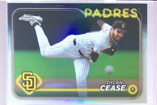 2024 Topps Chrome Dylan Cease Refractors #224 Padres