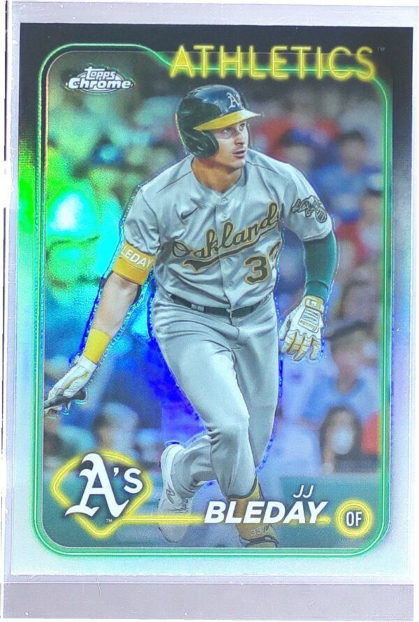 2024 Topps Chrome JJ Bleday Refractors #190 Athletics