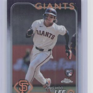 2024 Topps Chrome Jung Hoo Lee Refractors #201 Giants