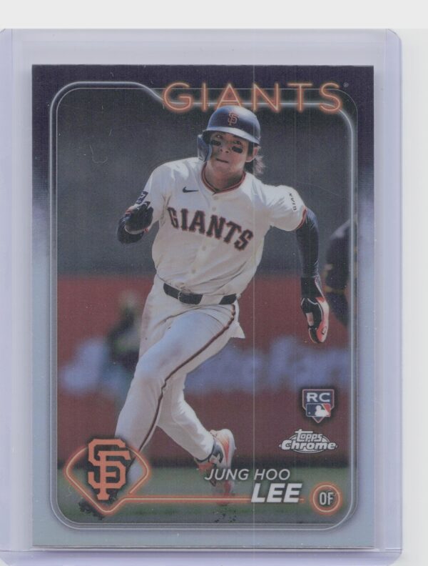 2024 Topps Chrome Jung Hoo Lee Refractors #201 Giants
