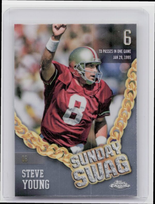 2024 Topps Chrome Steve Young Sunday Swag SS-4 49ers