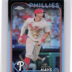 2024 Topps Chrome Update Austin Hays Prism Refractors #USC32 Phillies