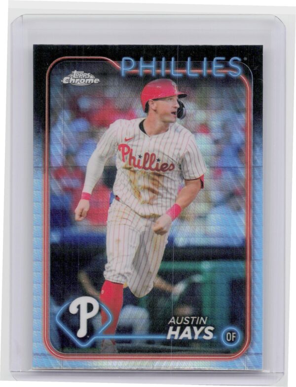 2024 Topps Chrome Update Austin Hays Prism Refractors #USC32 Phillies