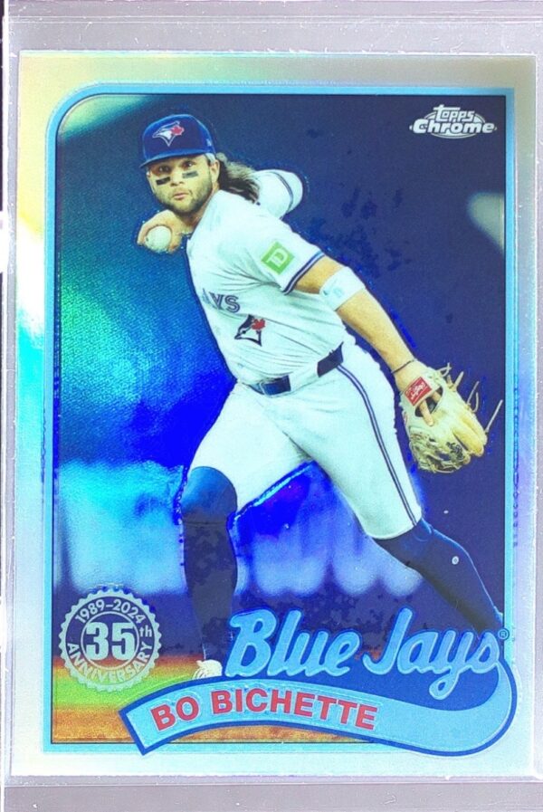 2024 Topps Chrome Update Bo Bichette #89CU-13 Jays 1989 Topps 35th Anniversary