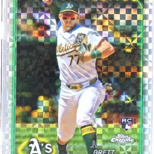 2024 Topps Chrome Update Brett Harris X Fractors RC #USC183 Athletics