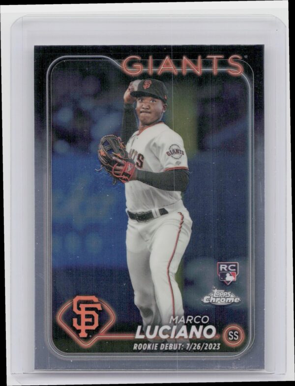 2024 Topps Chrome Update Marco Luciano RC #USC132 Giants