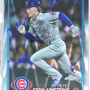2024 Topps Chrome Update Pete Crow-Armstrong RayWave Refractors RC #USC158 Cubs