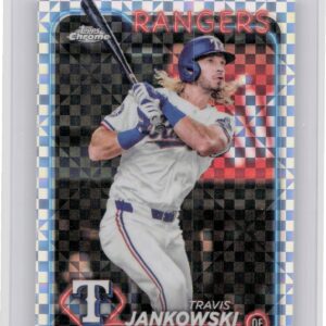 2024 Topps Chrome Update Travis Jankowski X Fractors #USC151 Rangers