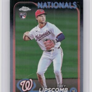 2024 Topps Chrome Update Trey Lipscomb RC #USC134 Nationals
