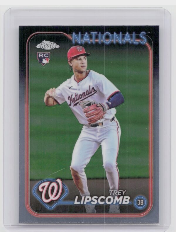2024 Topps Chrome Update Trey Lipscomb RC #USC134 Nationals