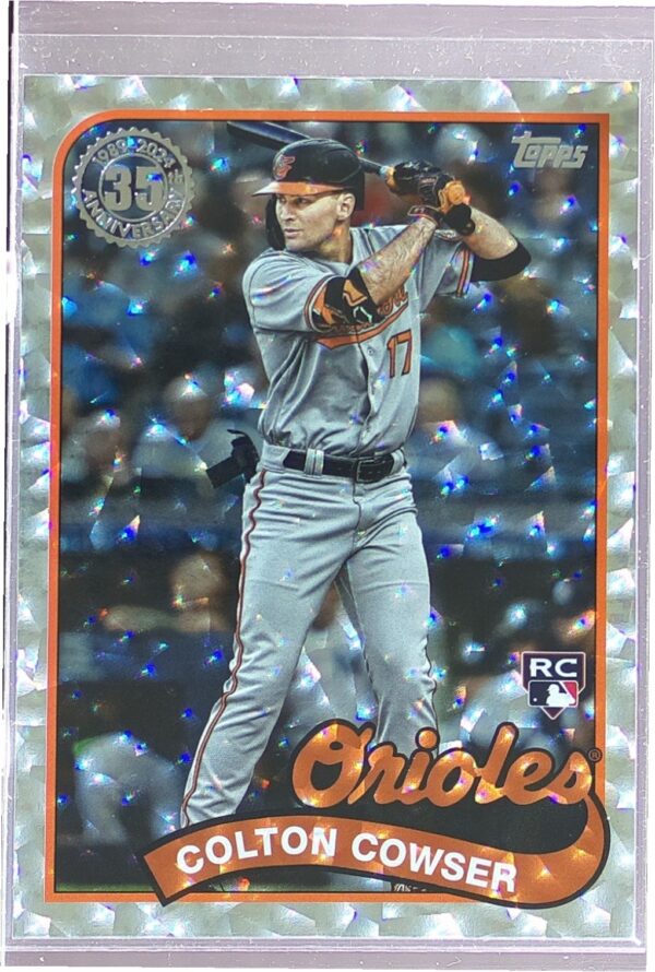 2024 Topps Colton Cowser #89B-12 Orioles 1989 35th Anniversary Foil