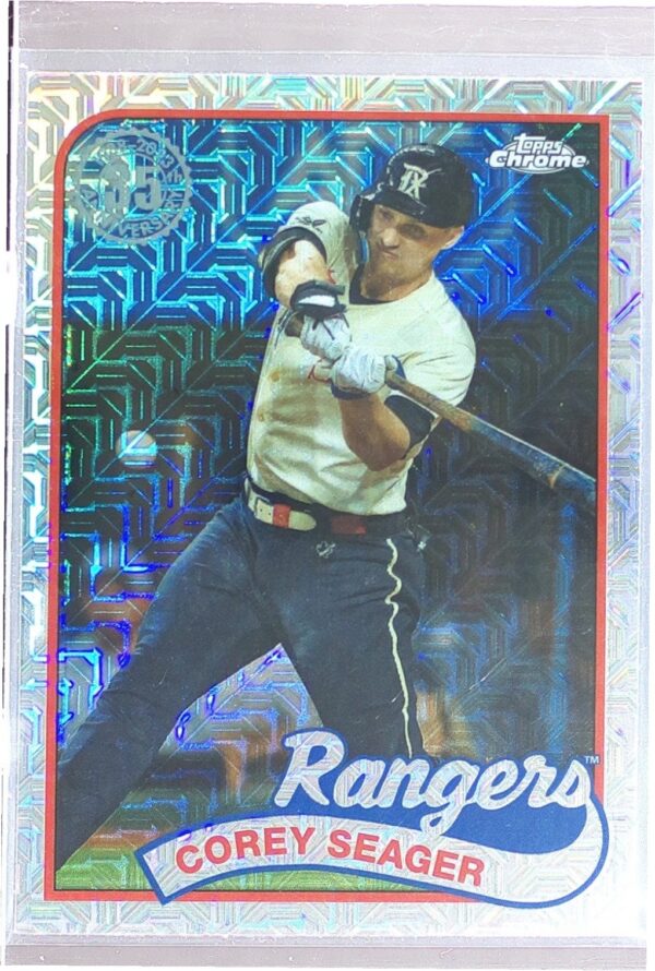 2024 Topps Corey Seager #T89C-9 Rangers 1989 Topps 35th Anniversary Mojo