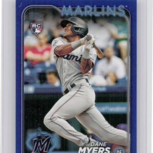 2024 Topps Dane Myers Royal Blue #188 Marlins