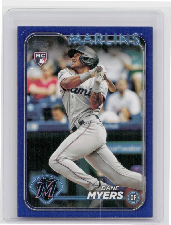 2024 Topps Dane Myers Royal Blue #188 Marlins