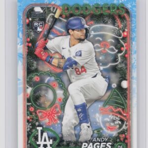 2024 Topps Holiday Andy Pages RC #H103 Dodgers