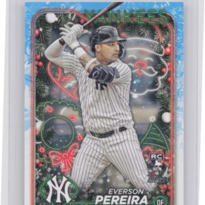 2024 Topps Holiday Everson Pereira RC #H186 Yankees