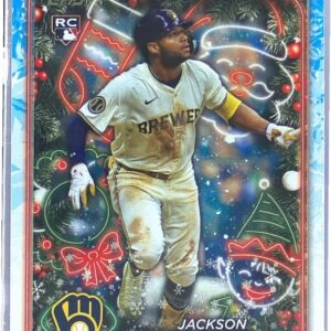 2024 Topps Holiday Jackson Chourio RC #H119 Brewers