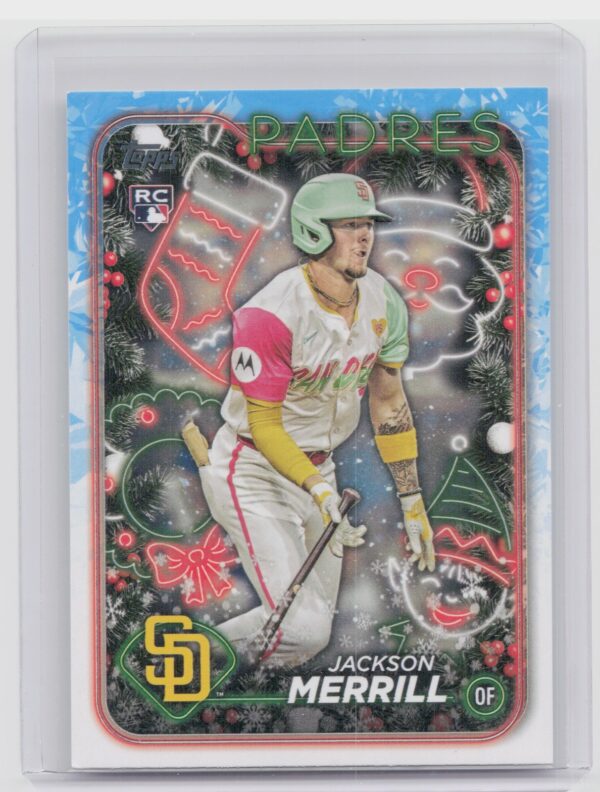2024 Topps Holiday Jackson Merrill #H160 Padres