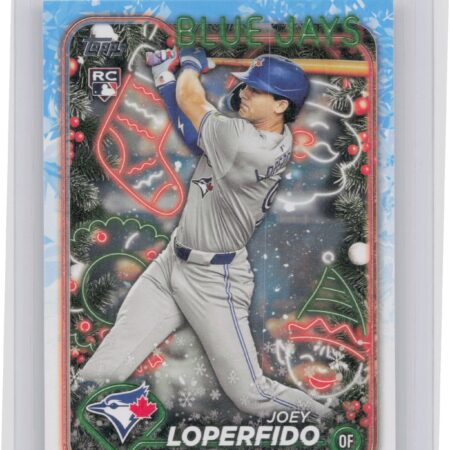 `2024 Topps Holiday Joey Loperfido H71 Blue Jays