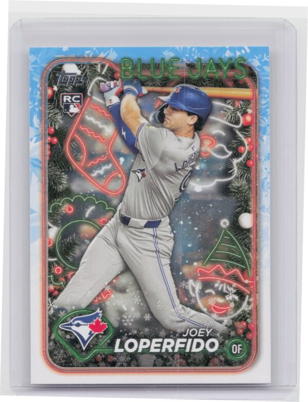 `2024 Topps Holiday Joey Loperfido H71 Blue Jays