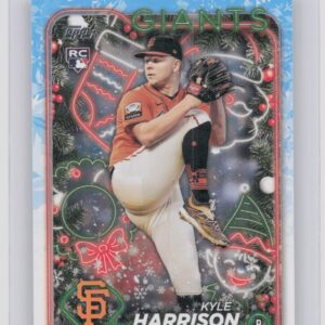 2024 Topps Holiday Kyle Harrison Rookie H175 Giants