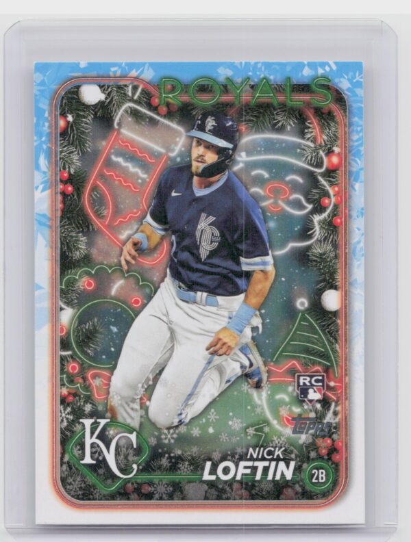 2024 Topps Holiday Nick Loftin Rookie H30 Royals