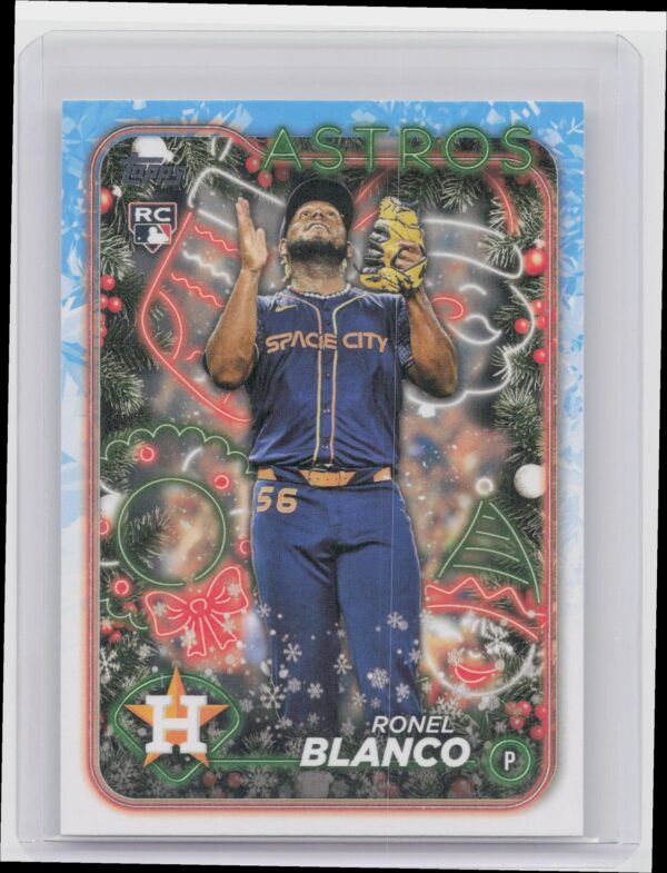 2024 Topps Holiday Ronel Blanco RC #H199 Astros