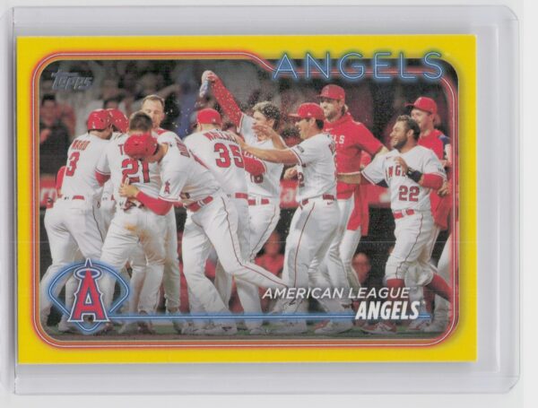 2024 Topps Los Angeles Angels Yellow #279 Angels