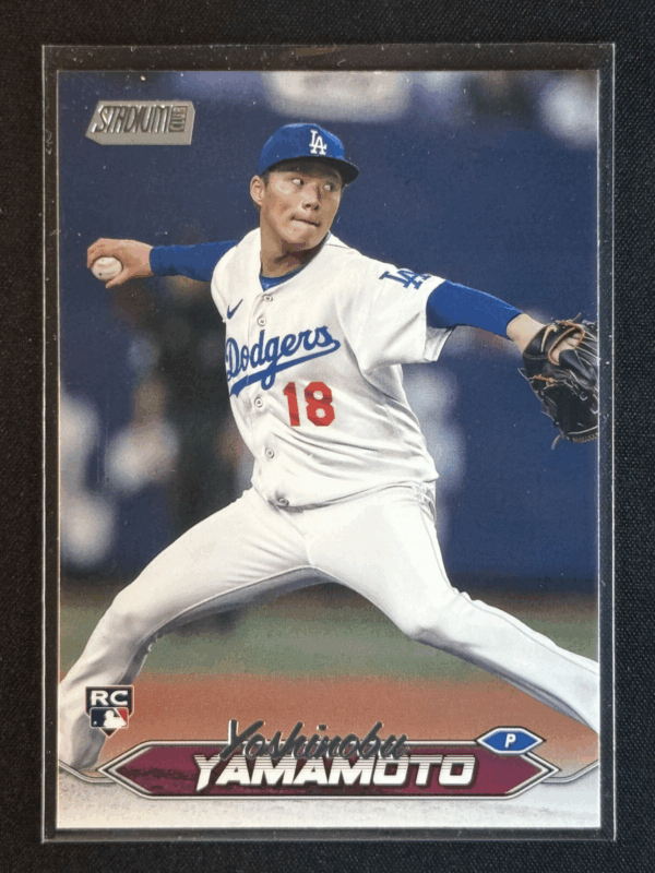 2024 Topps Stadium Club Yoshinobu Yamamoto Rookie RC Dodgers #114