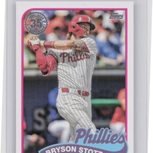 2024 Topps Update Bryson Stott #89US-25 Phillies 1989 Topps Baseball 35th Annive