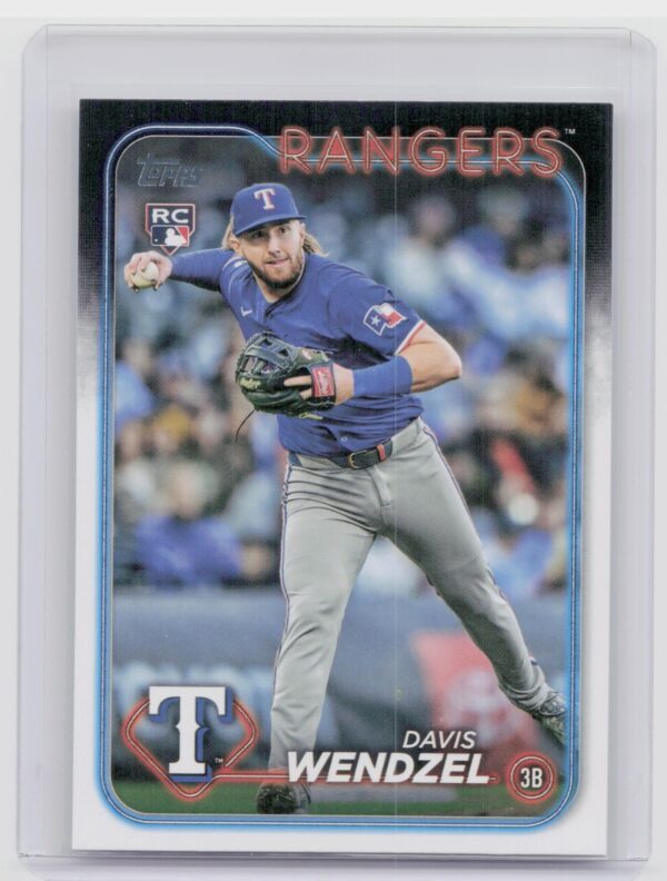 2024 Topps Update Davis Wendzel RC #US248 Rangers