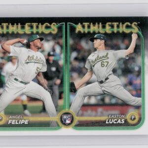 2024 Topps Update Easton Lucas  / Angel Felipe RC #US306 Athletics