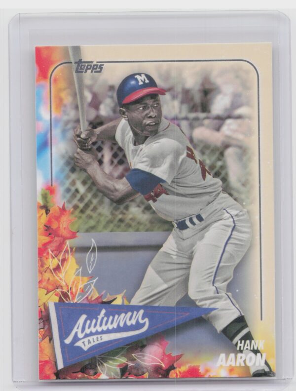 2024 Topps Update Hank Aaron #AT-39 Braves Autumn Tales