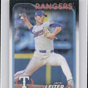 2024 Topps Update Jack Leiter RC #US156 Rangers
