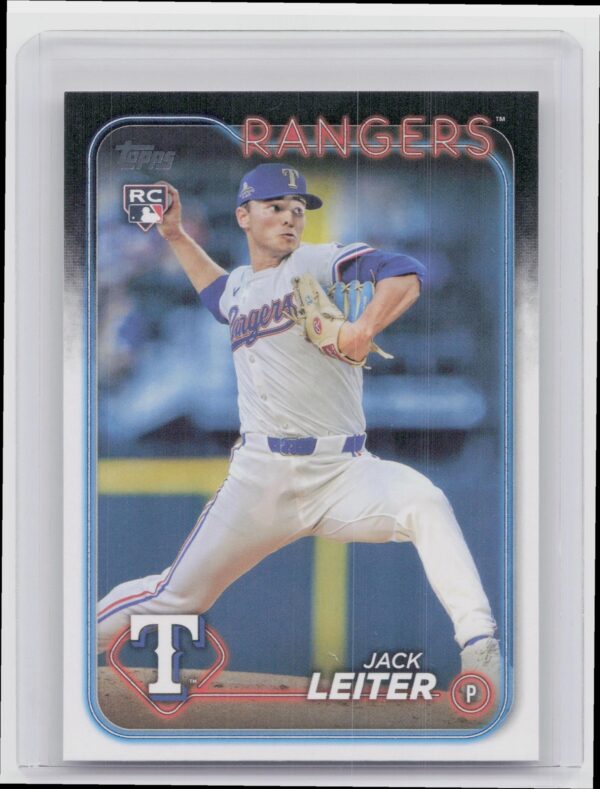 2024 Topps Update Jack Leiter RC #US156 Rangers