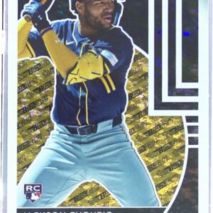 2024 Topps Update Jackson Chourio RC #BG-25 Brewers Topps Black Gold
