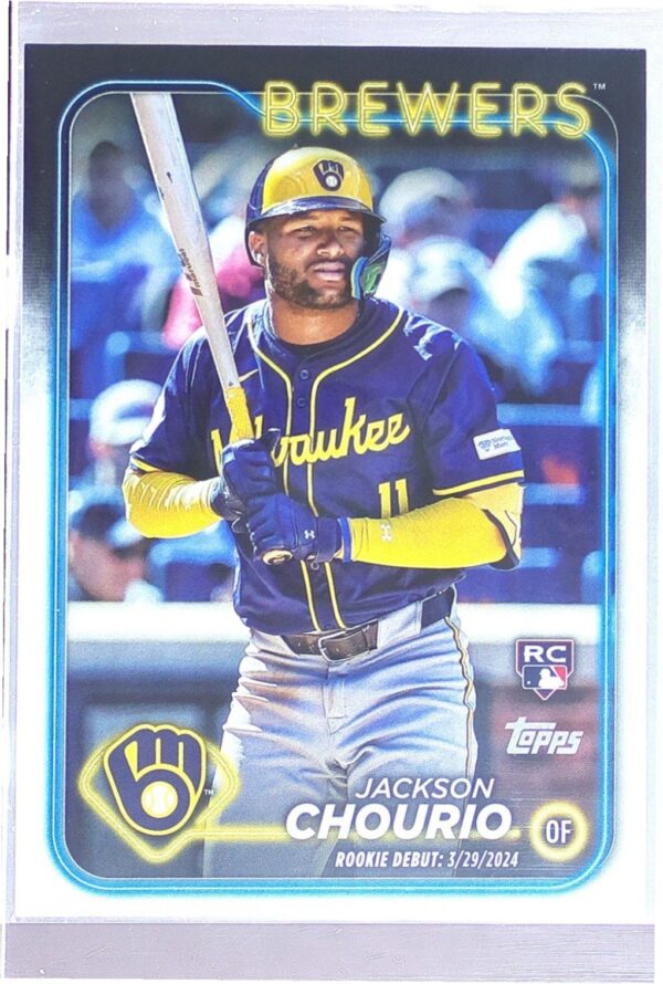 2024 Topps Update Jackson Chourio RC #US155 Brewers