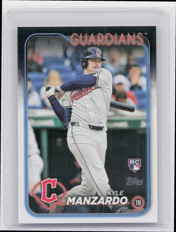 2024 Topps Update Kyle Manzardo RC #US262 Guardians