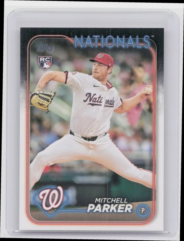 2024 Topps Update Mitchell Parker RC #US5 Nationals