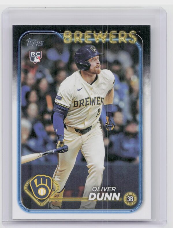 2024 Topps Update Oliver Dunn RC #US310 Brewers
