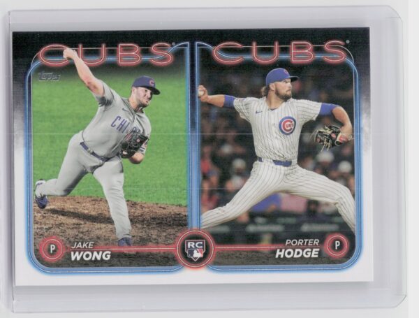 2024 Topps Update Porter Hodge  / Jake Wong RC #US106 Cubs