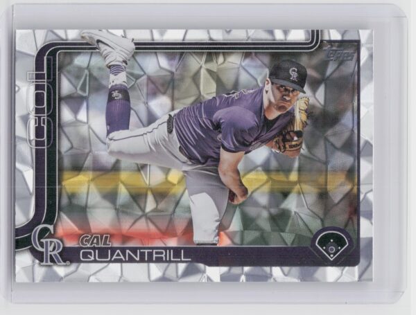 2025 Topps Cal Quantrill Diamante Foil #301 Rockies