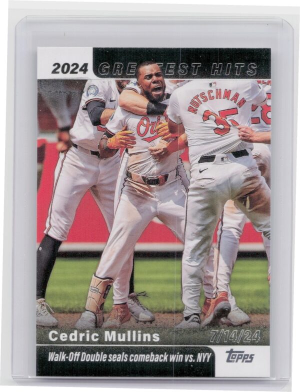 2025 Topps Cedric Mullins #GH-20 Orioles 2024 Greatest Hits